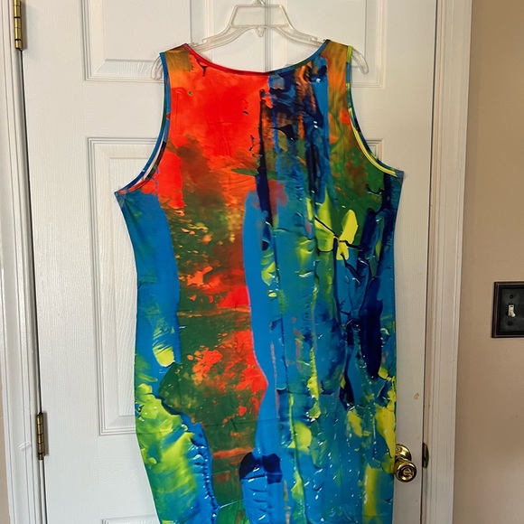 Women's Plus Size Bodycon Holiday Vacation Beach Summer Party Tank Dress 16W 20W - Picture 5 of 10